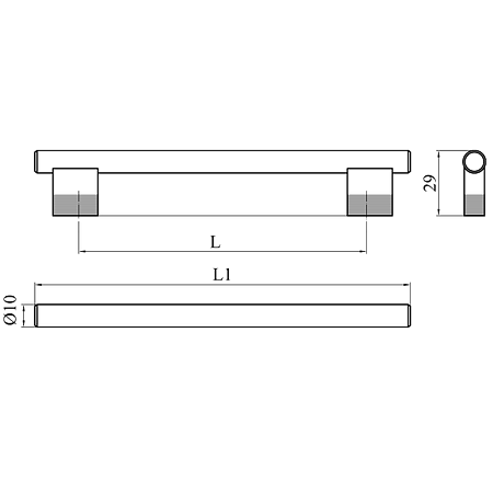 Maner AA324 128mm Aluminiu [2]