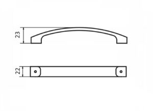 Maner B0010 160mm Negru antichizat [2]