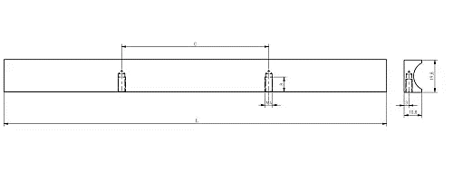 Maner GROOVE 1200mm Negru Mat [3]