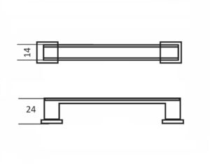 Maner ROMA 128mm Negru [2]
