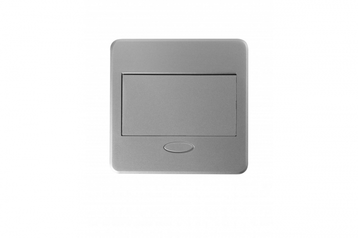 PRIZA AVARO ALUMINIU 1 SCHUKO + 2 USB [4]