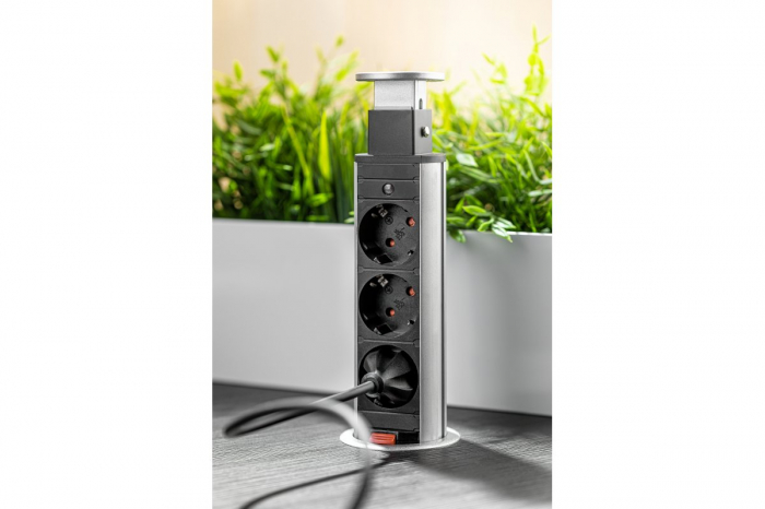 PRIZA ALUMINIU D60 3 SCHUKO [3]