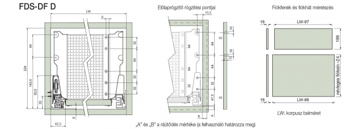 Sertar FDS 450 D cu 2 lonjeroane [4]