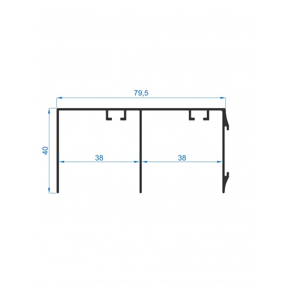 Sina Aluminiu inferioara 5ml BERG 100 / BERG 150 [3]