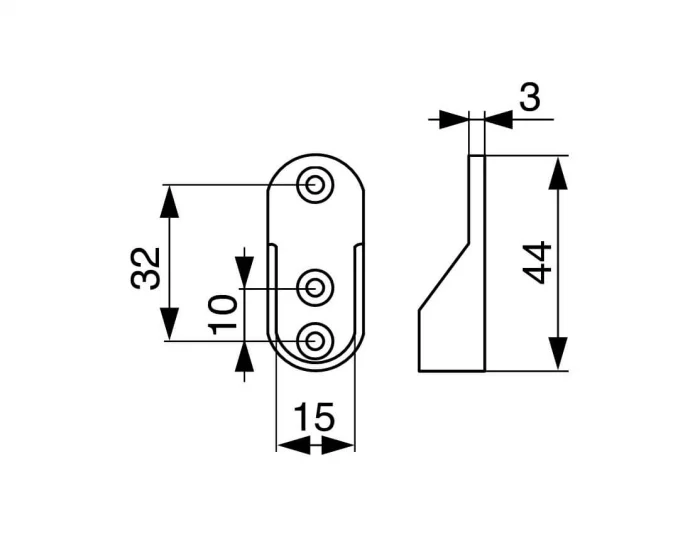 Suport bara haine ovala Negru [2]