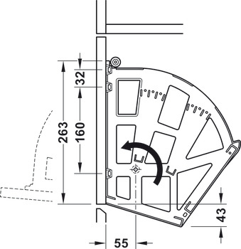 Suport pantofi 3 spatii plastic alb [6]