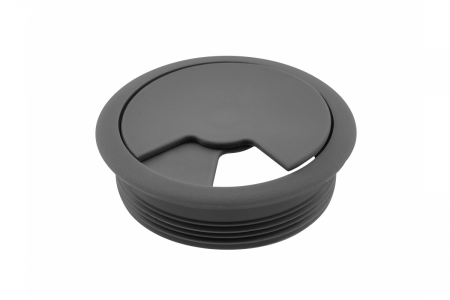 Birotica - Trecere cablu D60mm Negru