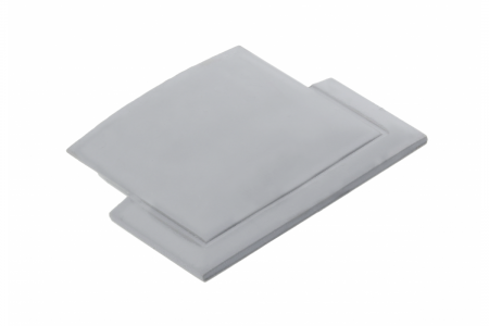 Profil banda LED - Capac profil LED incastrat GTV GLAX aluminiu