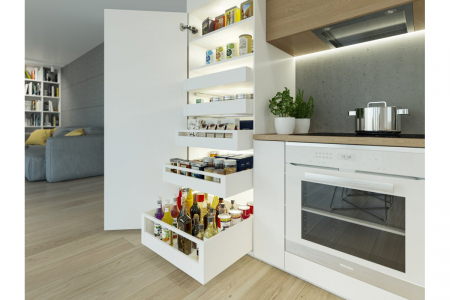 AXISPRO sertar 500mm Alb H=116 [4]