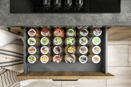 AXISPRO sertar 300mm Antracit H=84mm [6]