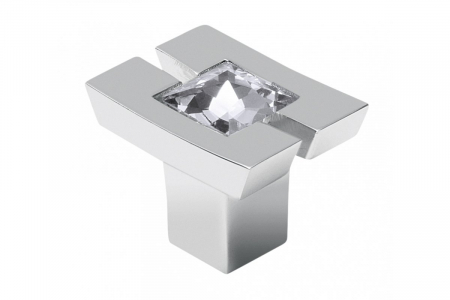 Butoni mobila - Buton cistal dreptunghiular 24X18mm