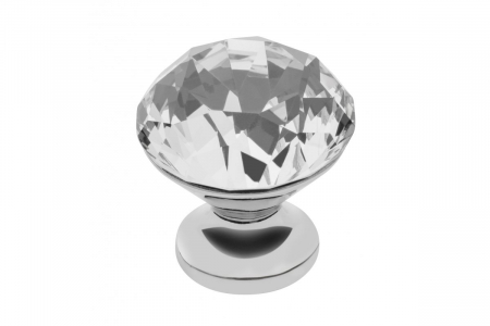 Butoni mobila - Buton CRISTAL D25mm Crom
