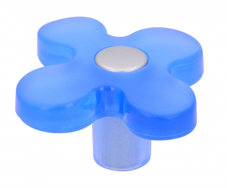 Butoni mobila - Buton floare Albastra
