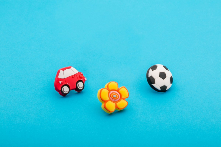 Buton floare galbena cauciuc [1]