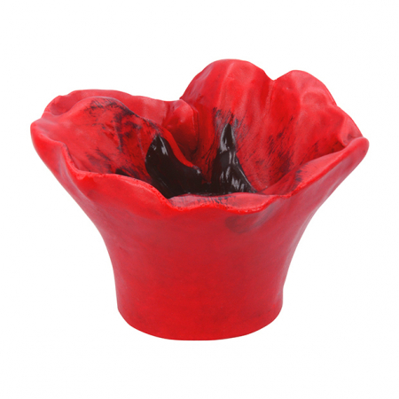 Butoni mobila - Buton floare rosie