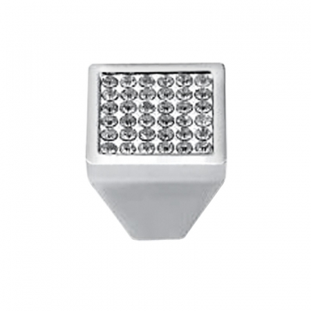 Butoni mobila - Buton insertie sticla conic Aluminiu