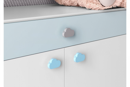 Buton nor albastru cauciuc [2]