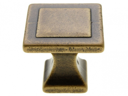 Butoni mobila - Buton PATRAT Antic