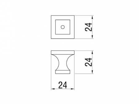 Buton PATRAT Antic [1]