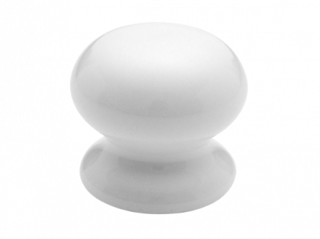 Butoni mobila - Buton portelan T404-35 Alb