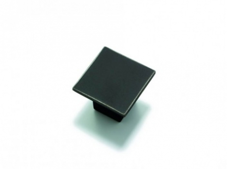 Butoni mobila - Buton Vintage Jet Black Alu Edge