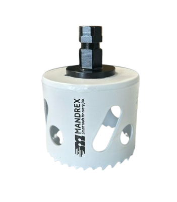 SCULE, UNELTE, ECHIPAMENTE - Carota 60mm bi-metal mandrex cu adaptor rapid