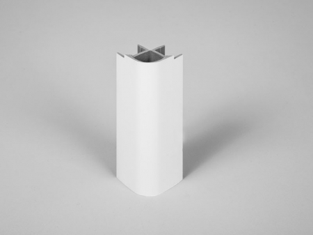 Plinta si inaltator blat - Colt fix plinta alba H=100MM