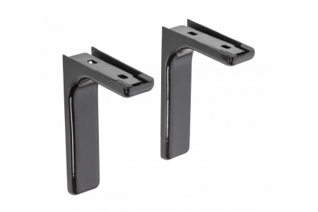 Suport polita - Consola raft (polita) 18cm Negru