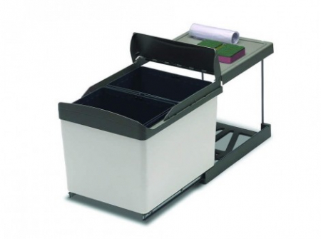 Cosuri gunoi - Cos gunoi 516 Gri CORP 450mm 2X16L