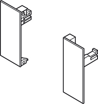 Sertare si glisiere - Cuplaj font MATRIX BOX Alb H = 199