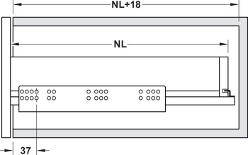 Glisiera TANDEM 300mm 3D ext total [2]