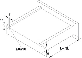 Glisiera TANDEM 300mm 3D ext total [5]