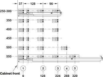 Glisiera TANDEM 300mm 3D ext total [4]