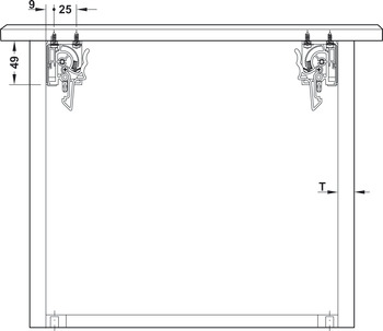 Glisiera TANDEM PUSH 300mm 3D [2]
