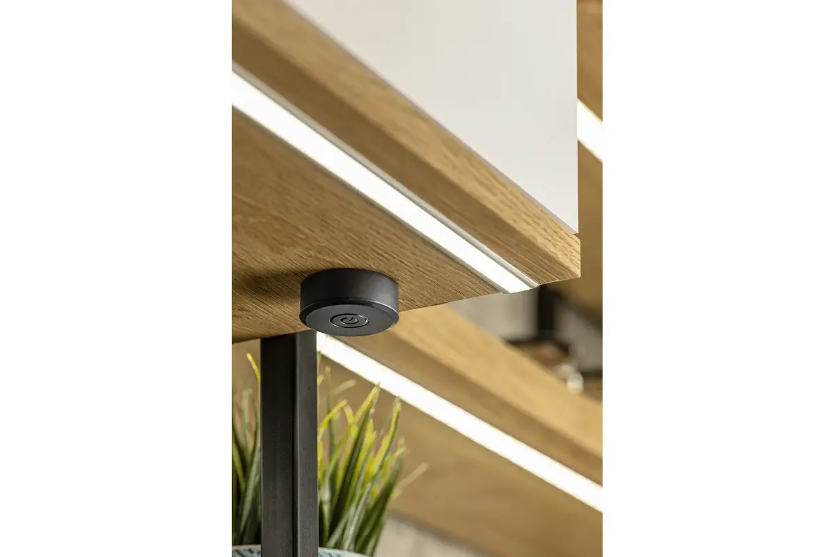 Intrerupator GTV touch wireless banda LED dimabil negru mat [3]