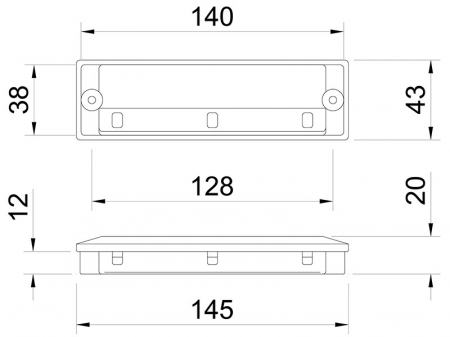 Maner C307/96 -128mm Titanium [1]
