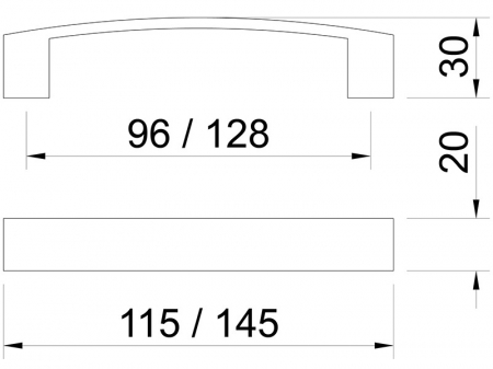 Maner E078-128mm Negru [1]