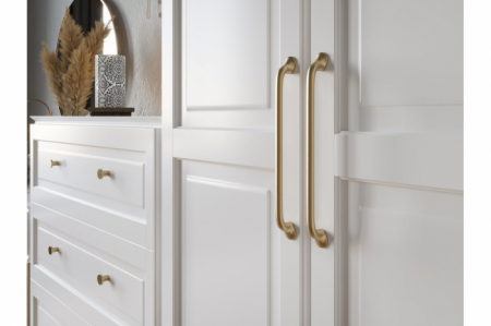 Maner FABRICIO 128mm Auriu mat [1]