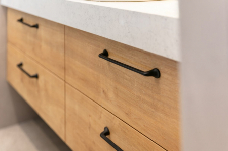 Maner FABRICIO 128mm Negru Mat [1]