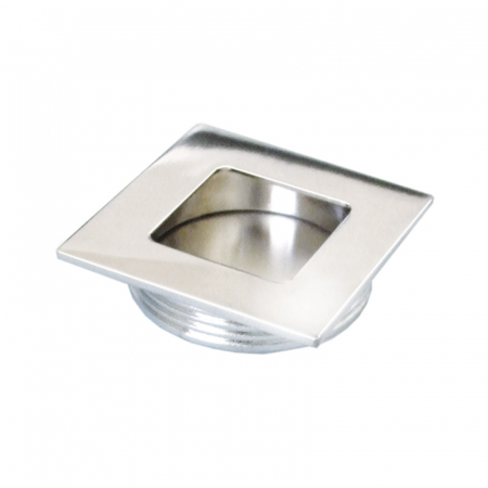 Butoni mobila - Maner ingropat patrat Crom