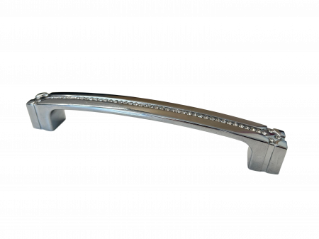 Manere mobila - Maner INSERIE STICLA PATRAT 128mm