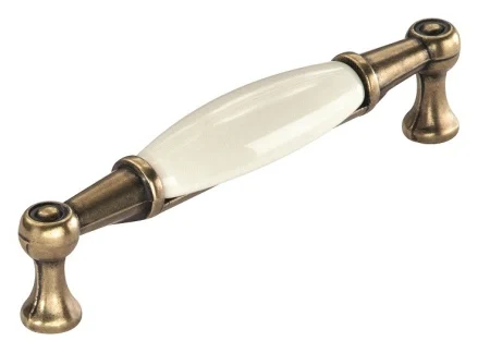 Manere mobila - Maner JD6803B 96mm Antichizat-alb