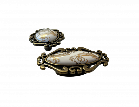 Maner PERI 32MM PORSELEN Antic auriu [1]