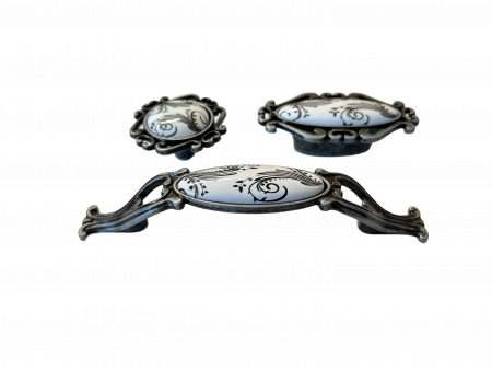 Maner PERI 96MM PORSELEN Antic silver [1]