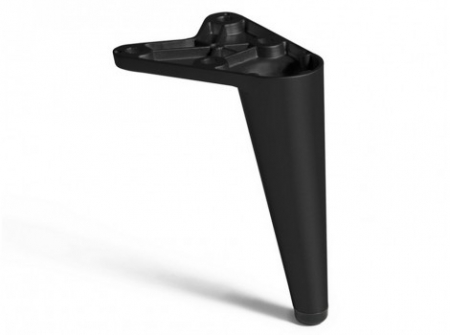 Pentru mobilier - Picior 220 CONIC Negru mat