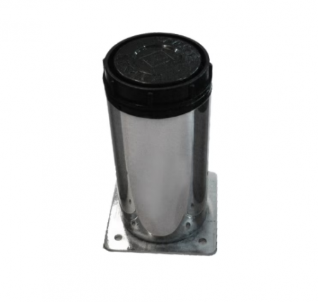 Pentru mobilier - Picior metalic D60 Crom