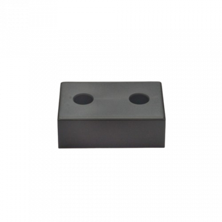 Pentru mobilier - Picior dreptunghiular H=14MM Negru