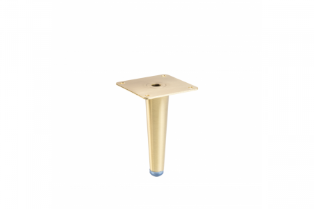 Pentru mobilier - Picior mobilă SPIRE H=130 mm Auriu periat