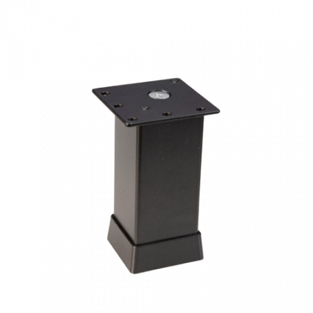 Pentru mobilier - Picior patrat 04B 40x40 Negru