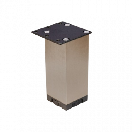 Pentru mobilier - Picior patrat 498 40x40 Inox
